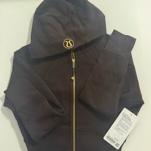 ☕ Lululemon Espresso Cropped Scuba Full-Zip Hoodie ☕